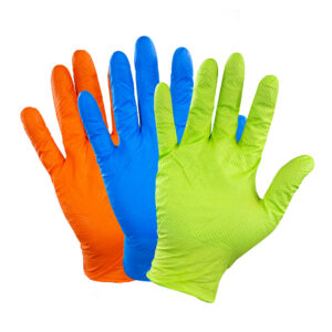 Nitrile Diamond Textured Gloves